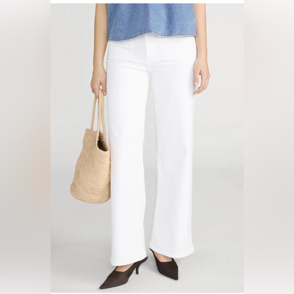 FRAME Le Slim Palazzo High Rise
Wide Leg Wide Leg White Women's Jeans Sz 25 $288 - Picture 2 of 16